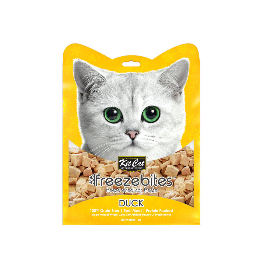 Kit Cat FreezeBites Snack liofilizado de pato para gatos, , large Imagem n&uacute;mero 1
