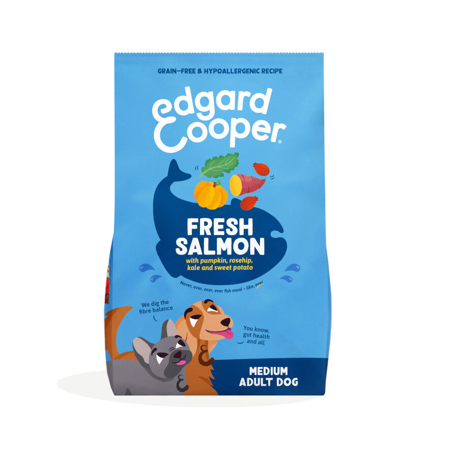 12 kg Edgard Y Cooper Adult Salm&atilde;o ra&ccedil;&atilde;o para c&atilde;es, , large Imagem n&uacute;mero 1