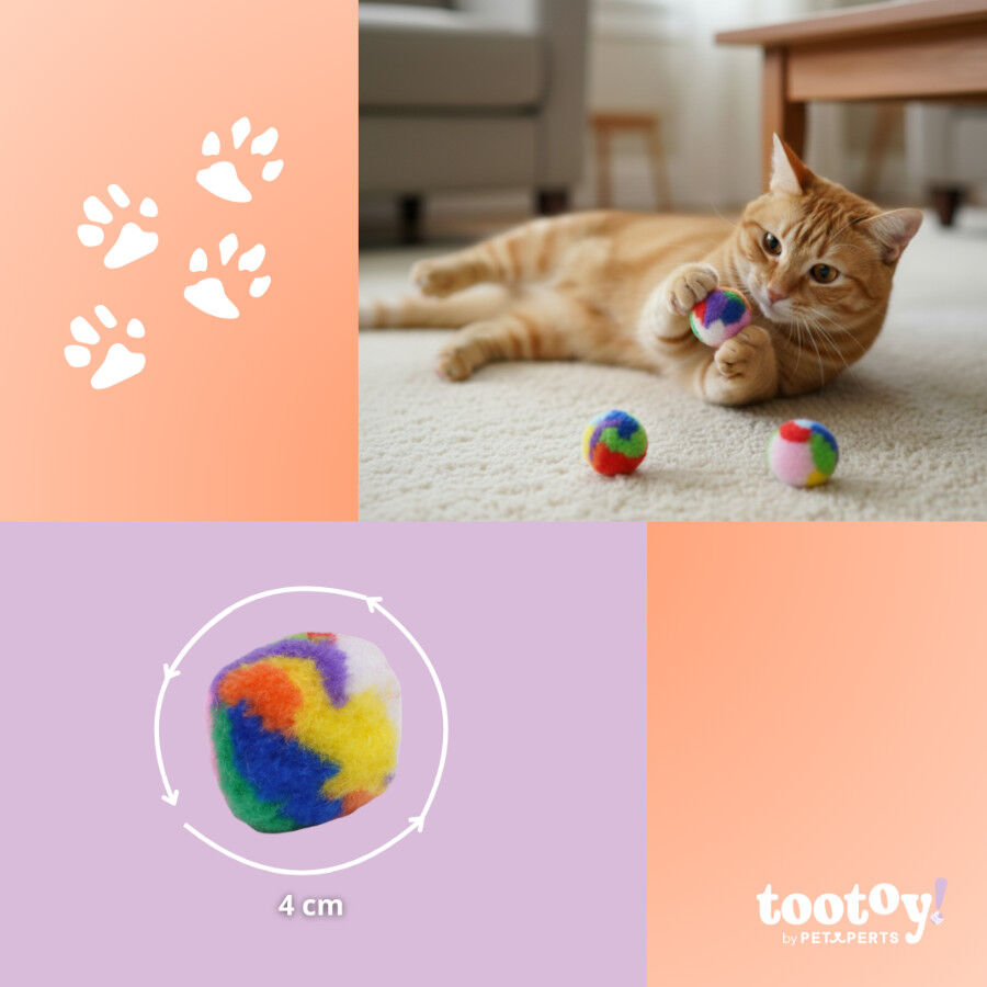 Tootoy! Comfort & Relax Bola de L&atilde; Fofa para gatos, , large Imagem n&uacute;mero 4