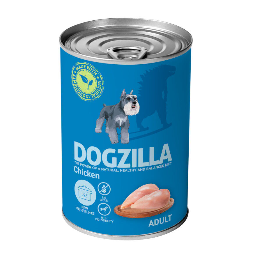 800 g Dogzilla frango lata para c&atilde;es, , large Imagem n&uacute;mero 1