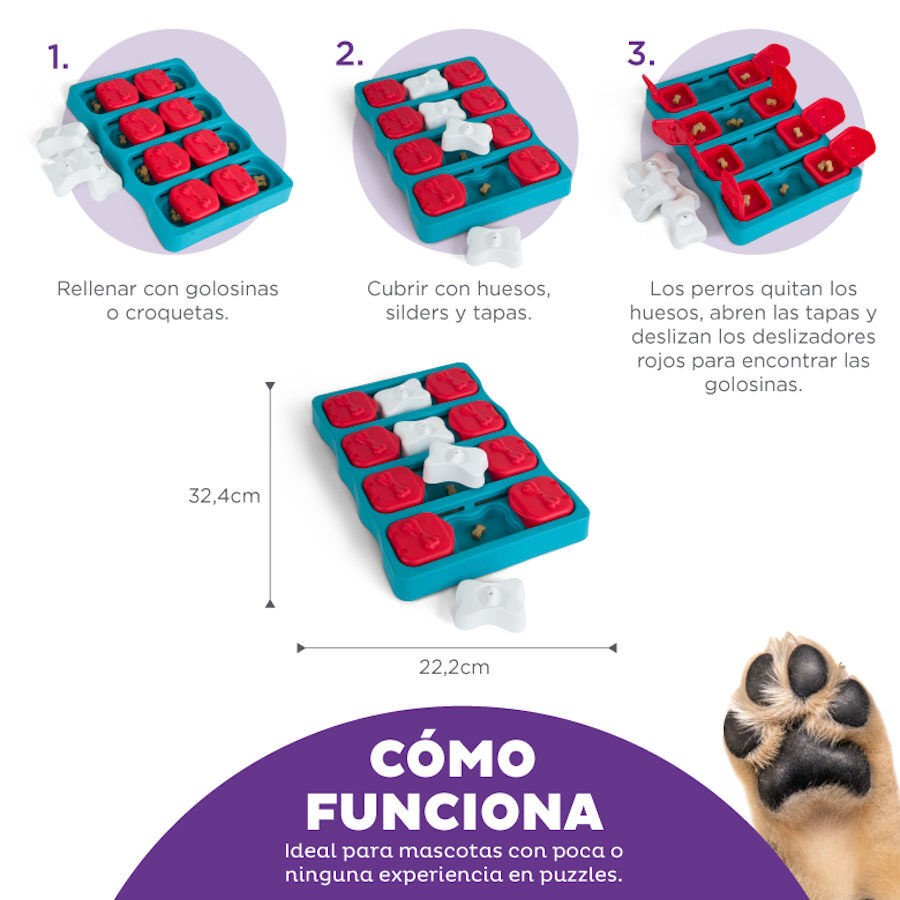 Outward Hound Nina Ottosson Brick Puzzle para c&atilde;es, , large Imagem n&uacute;mero 5