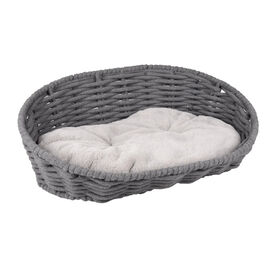 Flamingo Zizi Oval Cinzenta cama alcofa para cães
