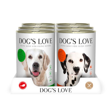 Dog's Love Adulto lata para cães - Multipack