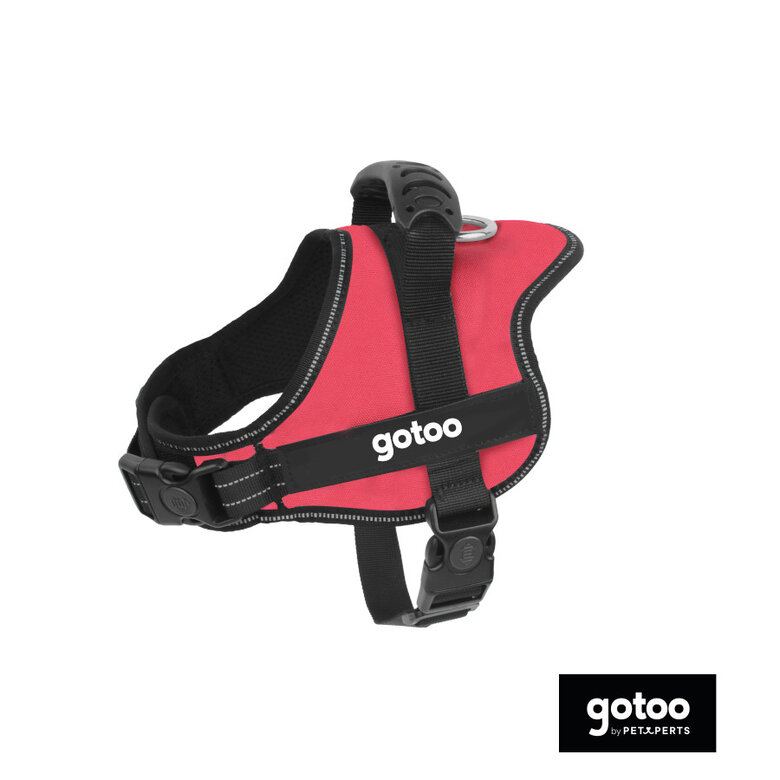 Gotoo Peitoral anti-puxões vermelho para cães,  Imagem número 2 Gotoo Peitoral anti-puxões vermelho para cães, , large Imagem número 2