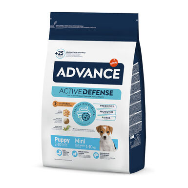 Advance Active Defense Mini Puppy Frango ração para cães