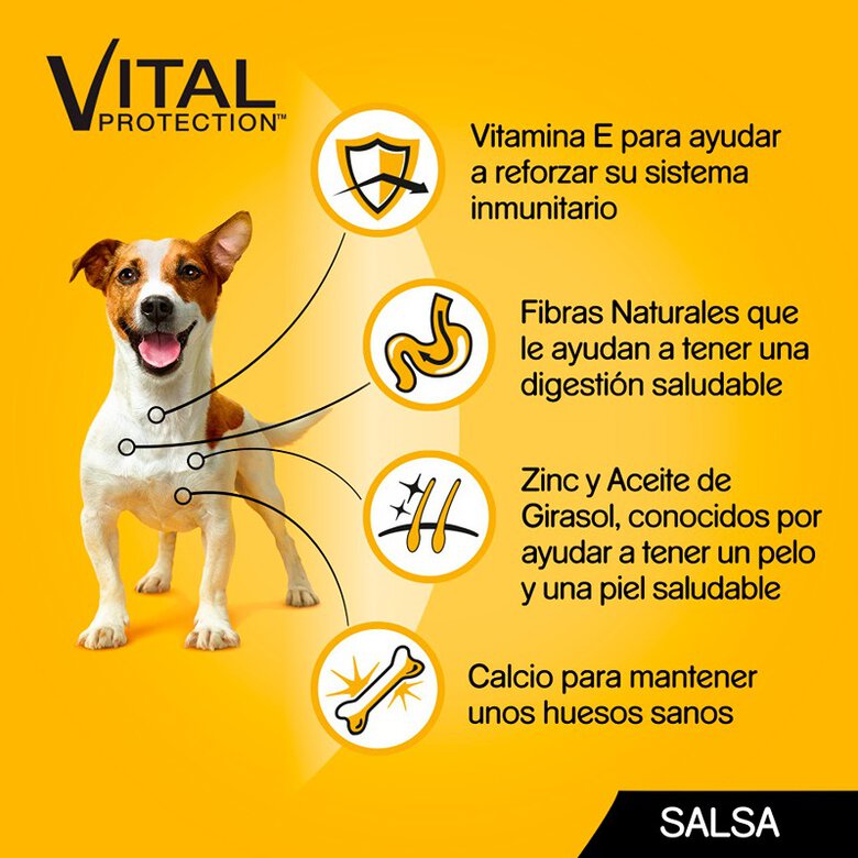 12 saquetas x 100 g Pedigree Sabores Mistos Molho em Saqueta para Cães - Multipack,  Imagem número 6 12 saquetas x 100 g Pedigree Sabores Mistos Molho em Saqueta para Cães - Multipack, , large Imagem número 6