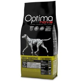 Optima Nova Adult Digestive Coelho ração para cães
