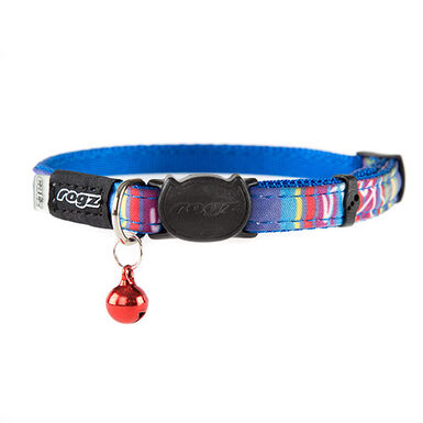 Rogz Neocat Coleira Azul com Cascavel para gatos