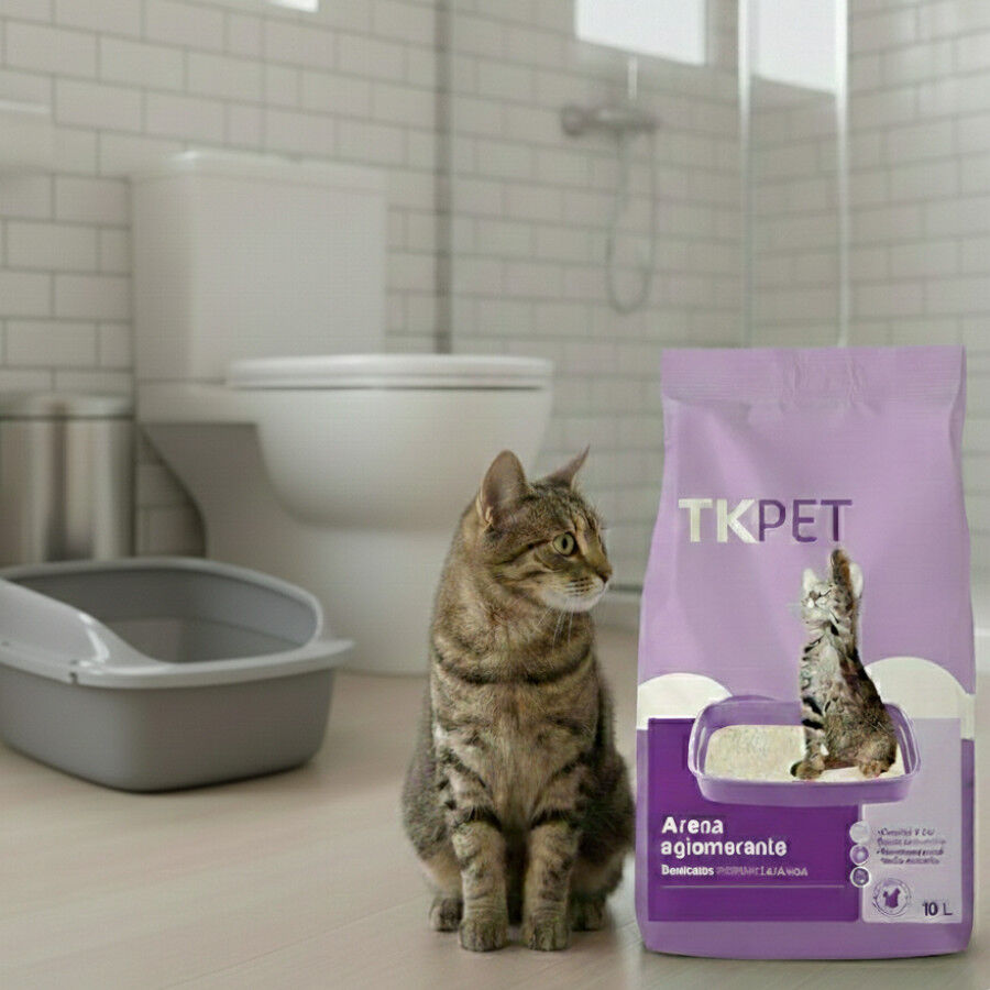 10 L TK-Pet Areia Aglomerante Betonite e Lavanda para gatos, , large Imagem n&uacute;mero 2
