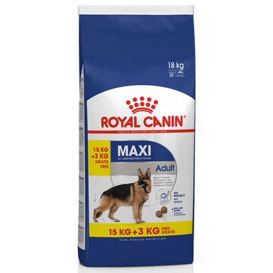 Royal Canin Maxi Adult 18 kg (15 kg + 3 kg grátis)