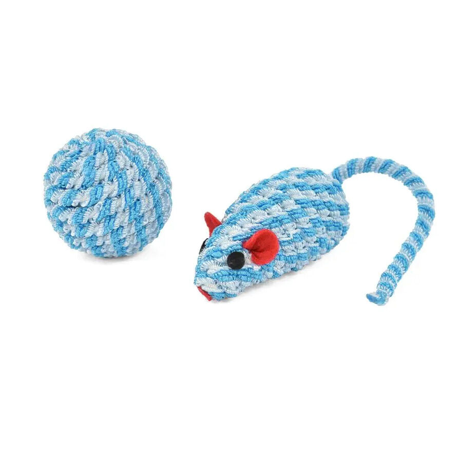 Nayeco Pack Rato e Bola brinquedo para gatos, , large Imagem n&uacute;mero 2
