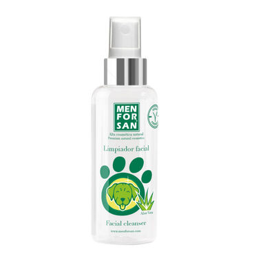 Menforsan Produto de Limpeza Facial Aloé Vera para cães