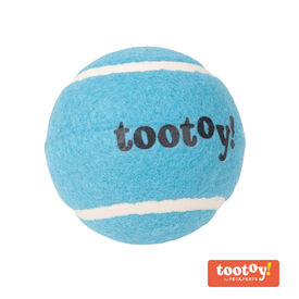 Tootoy! Chase Squeaker Ball Azul bola de ténis para cães