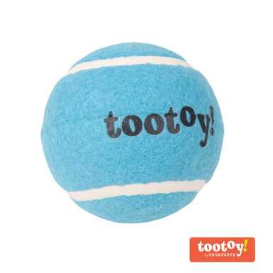 Tootoy! Chase Squeaker Ball Azul bola de ténis para cães