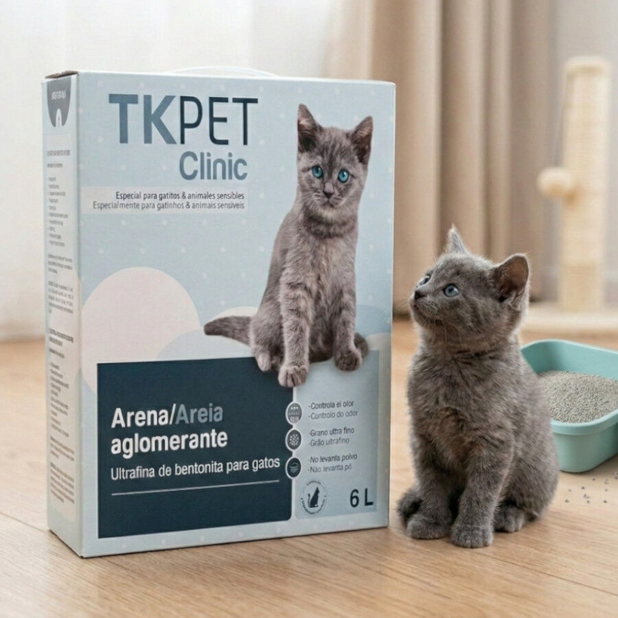 6 L TK-Pet Clinic Areia Ultrafina para gatos, , large Imagem n&uacute;mero 2
