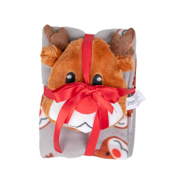 1 ud. Wonder Christmas Conjunto Presente Peluche e manta de natal para cães,  Imagem número 1 1 ud. Wonder Christmas Conjunto Presente Peluche e manta de natal para cães, , large Imagem número 1