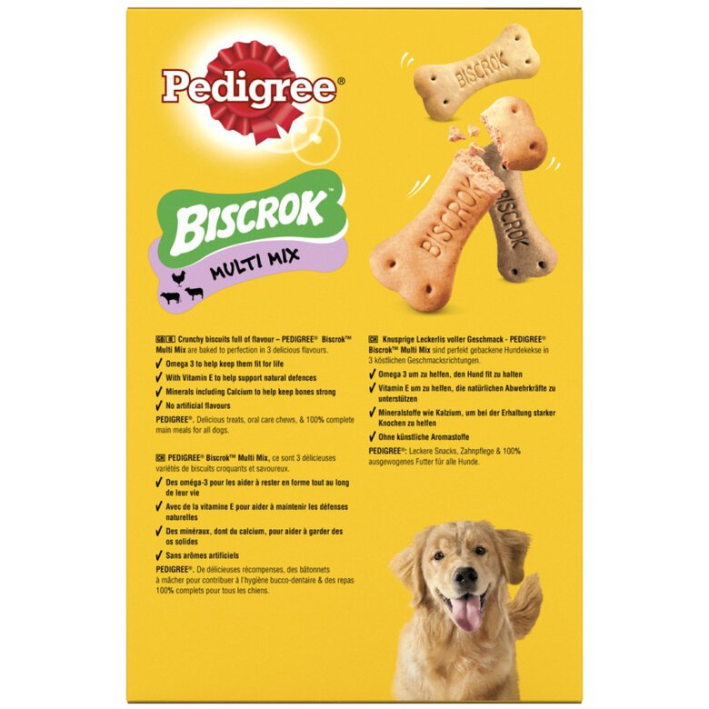 500 g Pedigree Biscoitos Biscrock de 3 Sabores para Cães,  Imagem número 4 500 g Pedigree Biscoitos Biscrock de 3 Sabores para Cães, , large Imagem número 4