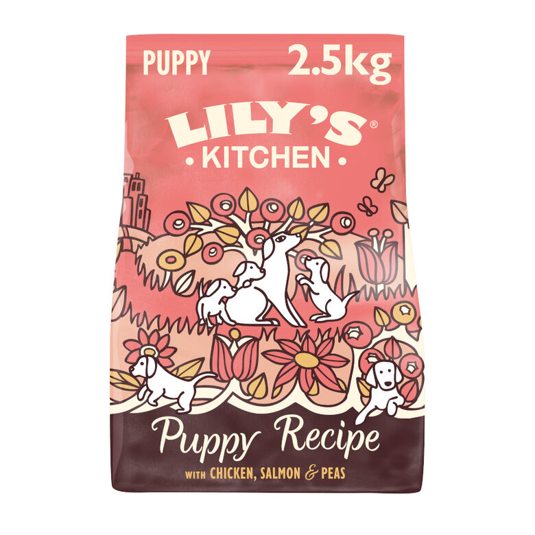 2.5 kg Lily's Kitchen Puppy Frango e Salmão ração para cães,  Imagem número 1 2.5 kg Lily's Kitchen Puppy Frango e Salmão ração para cães, , large Imagem número 1