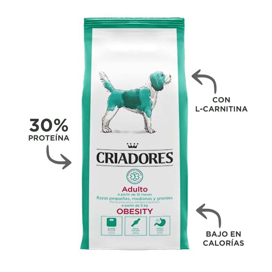 12 kg Criadores Dietetic Obesity Adulto ra&ccedil;&atilde;o para c&atilde;es, , large Imagem n&uacute;mero 3