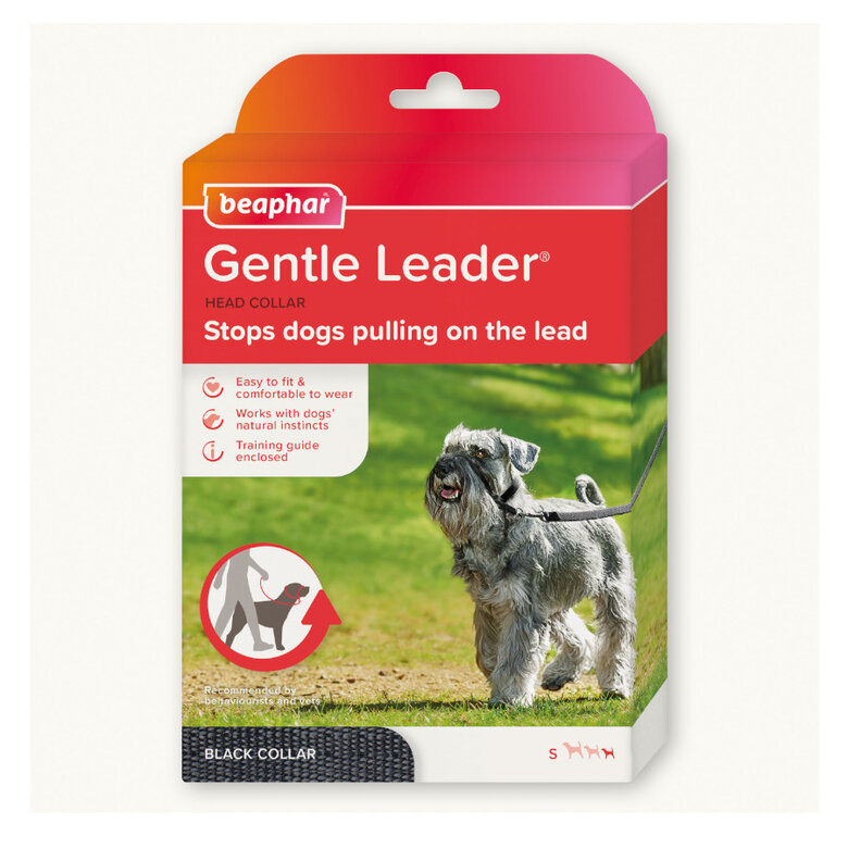 Beaphar Gentle Leader Coleira de treino negra para cães, , large image number null