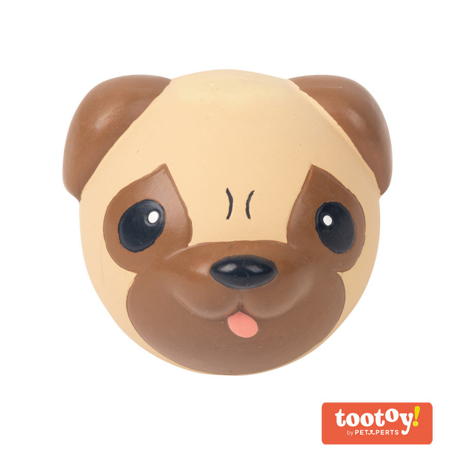 Tootoy! Chew Pug Mordedor de l&aacute;tex com som para c&atilde;es, , large Imagem n&uacute;mero 1