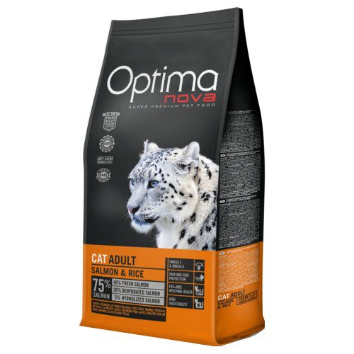 Optima Nova Adult Salmon comida para gatos Imagem n&uacute;mero 1