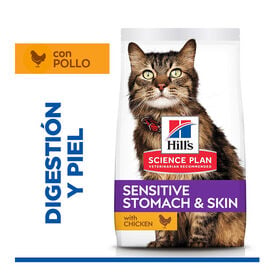 Hill's Adult Science Plan Sensitive Stomach Frango ra&ccedil;&atilde;o para gatos