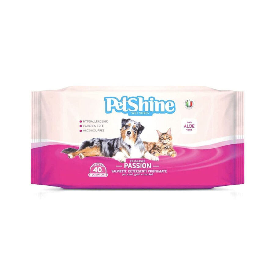 PetShine Toalhetes H&uacute;midos Passion para c&atilde;es e gatos, , large Imagem n&uacute;mero 1