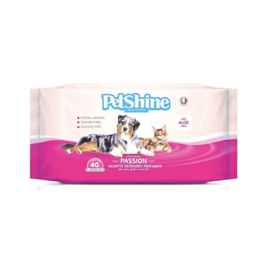 PetShine Toalhetes Húmidos Passion para cães e gatos