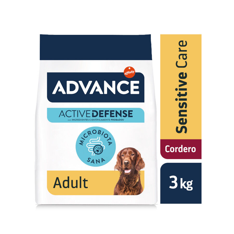 3 kg Advance Active Defense Sensitive Borrego e Arroz ra&ccedil;&atilde;o para c&atilde;es, , large Imagem n&uacute;mero 2