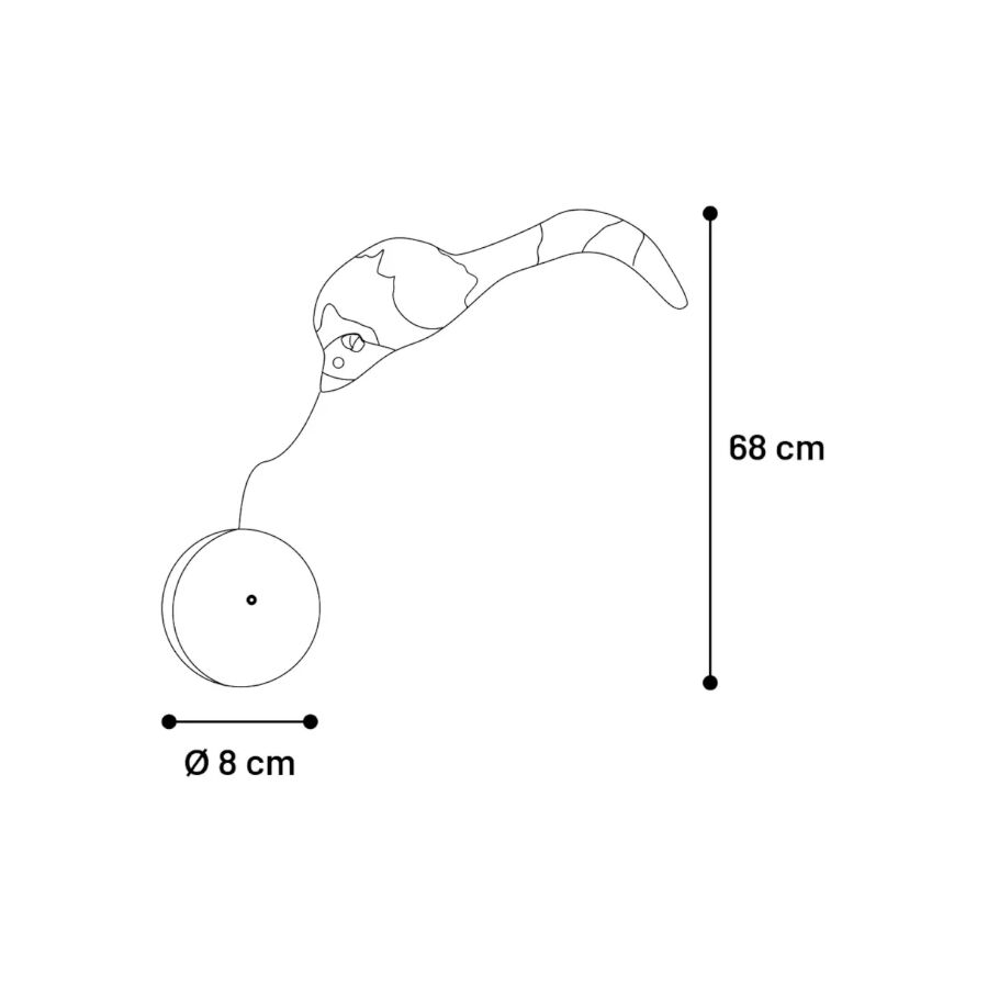 Flamingo Boula Rato interativo para gatos, , large Imagem n&uacute;mero 3
