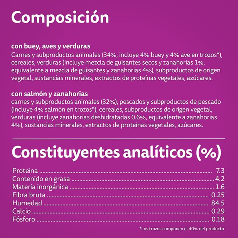 4 saquetas x 85 g Whiskas Tasty Mix Seleção do Chefe Molho em Saqueta para gatos adultos,  Imagem número 3 4 saquetas x 85 g Whiskas Tasty Mix Seleção do Chefe Molho em Saqueta para gatos adultos, , large Imagem número 3
