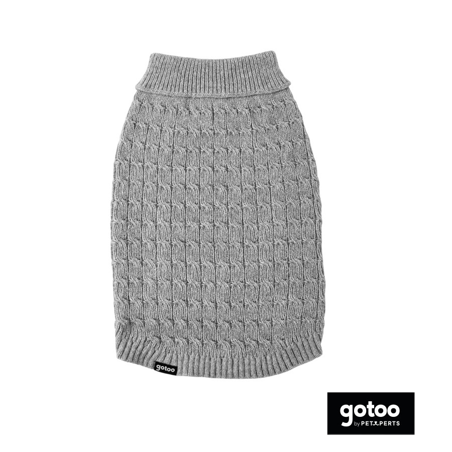 Gotoo Camisola de Malha Cinzenta para c&atilde;es, , large Imagem n&uacute;mero 2