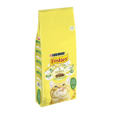 Friskies Coelho e Frango ração para gatos