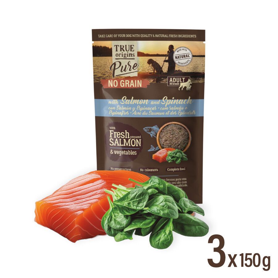 True Origins Pure Multipack Comida h&uacute;mida Carne e Peixe em saquetas para c&atilde;es - Multipack , , large Imagem n&uacute;mero 4