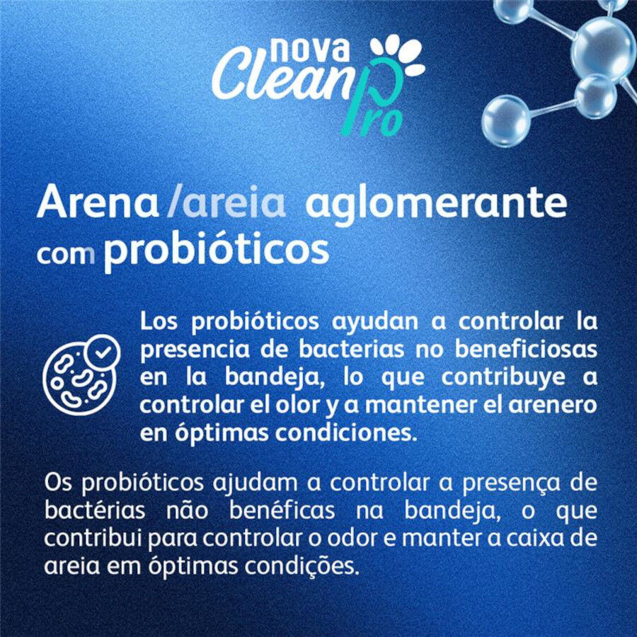 Nova Clean Pro Areia Probi&oacute;tica para gatos, , large Imagem n&uacute;mero 3