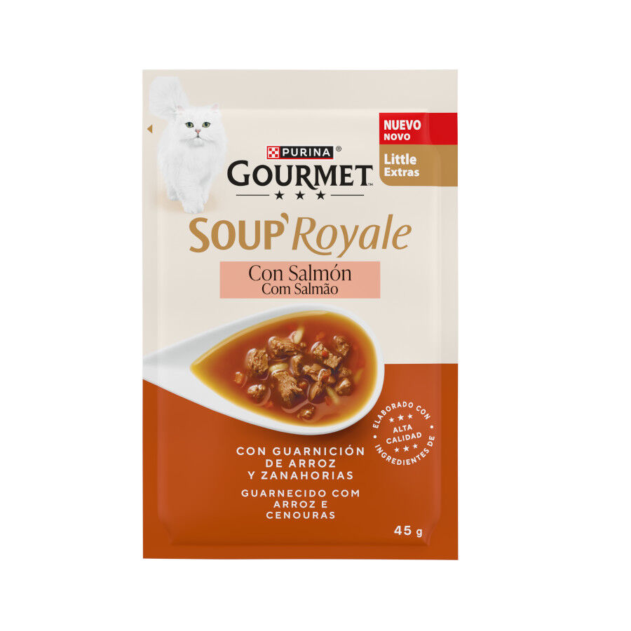 45 g Gourmet Soup Royale Salm&atilde;o Sopa para gatos, , large Imagem n&uacute;mero 1
