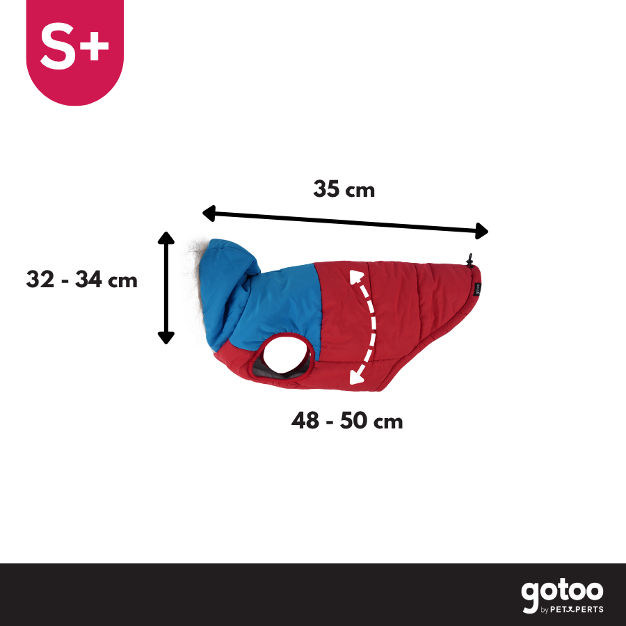 Gotoo Casaco Vermelho com Capuz para c&atilde;es, , large Imagem n&uacute;mero 4