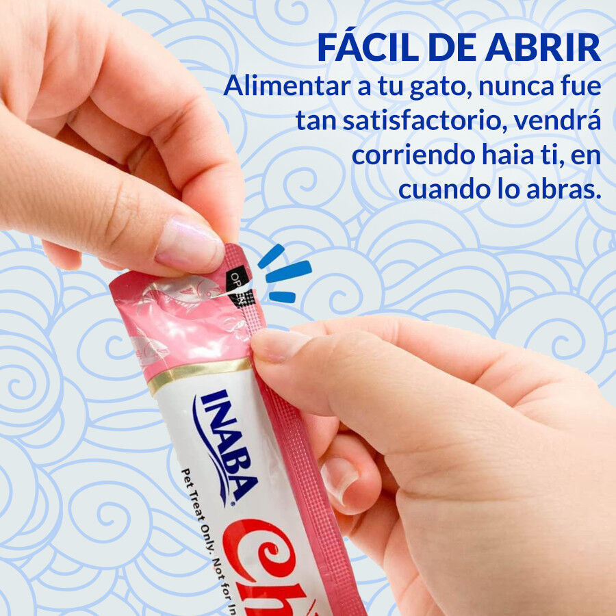 4 saquetas x 14 g Churu Snack Cremoso de Atum para gatos, , large Imagem n&uacute;mero 4