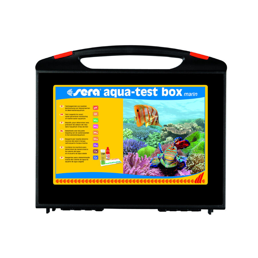 Sera AquaTest Box Marin set de test para acuarios Imagem n&uacute;mero 1