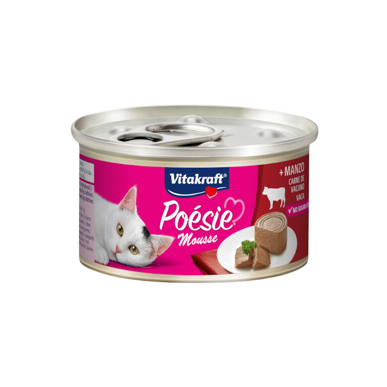 85 g Vitakraft Poésie Mousse de vitela em lata para gatos ,  Imagem número 1 85 g Vitakraft Poésie Mousse de vitela em lata para gatos , , large Imagem número 1