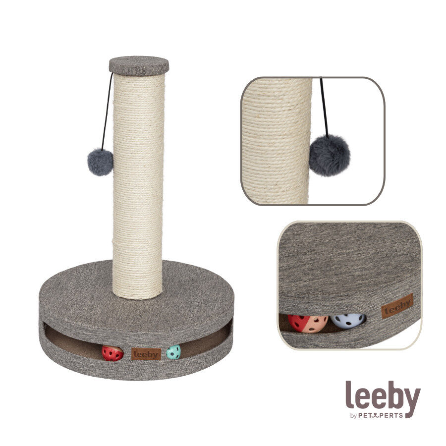 Leeby Gonzalo arranhador com brinquedo e bola para gatos, , large Imagem n&uacute;mero 5