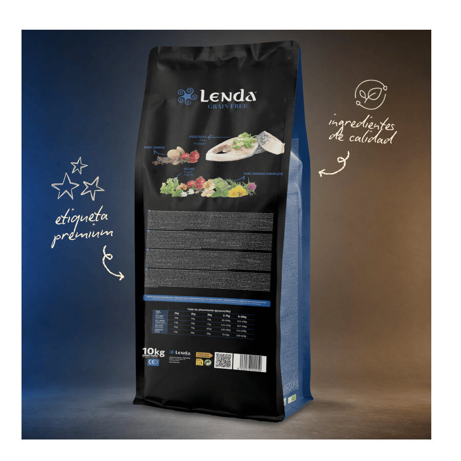10 kg Lenda Grain Free Ra&ccedil;&atilde;o de Peixe e Krill para c&atilde;es, , large Imagem n&uacute;mero 3