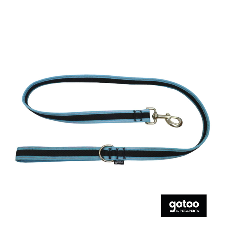 Gotoo Trela mesh turquesa refletora para c&atilde;es, , large Imagem n&uacute;mero 2