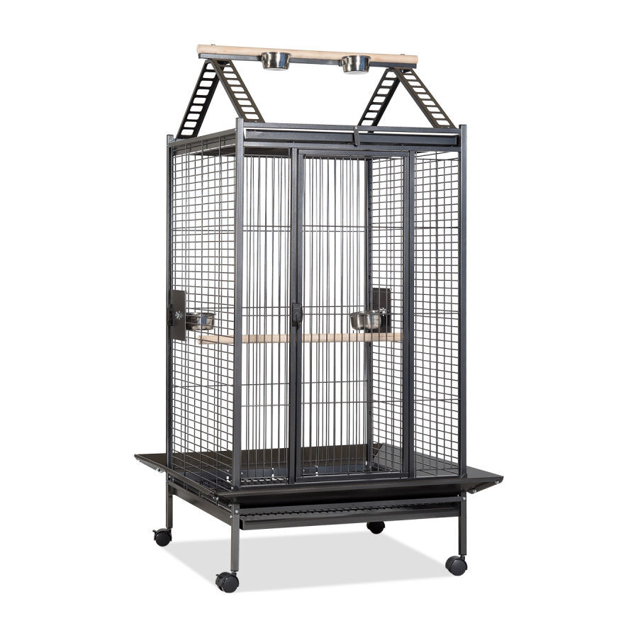 Voltrega jaul&oacute;n con parque superior para loros Imagem n&uacute;mero 1