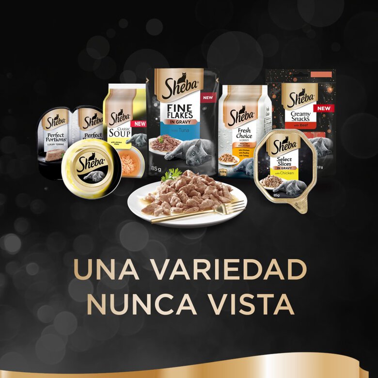 Sheba Selezione Pescados Salsa en Bolsita para Gatos - Multipack , , large image number null