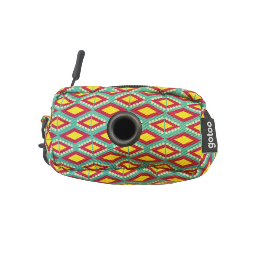 Gotoo Porta saco estampa geom&eacute;trica para c&atilde;es, , large Imagem n&uacute;mero 1