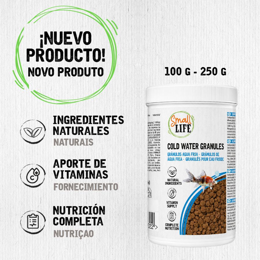 250 ml Small Life Gr&aacute;nulos Agua Fria Alimento para peces, , large Imagem n&uacute;mero 3