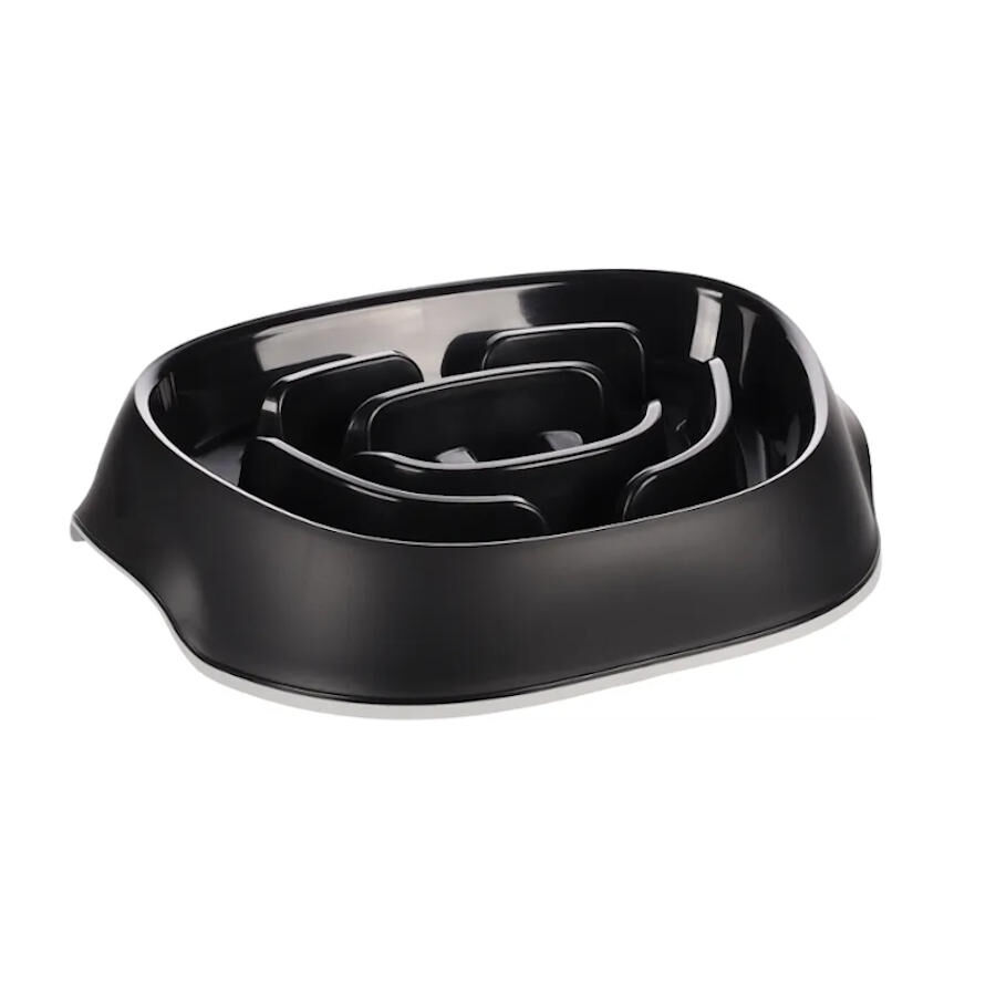 Flamingo Exqi Comedouro Antivoracidade Preto para c&atilde;es e gatos, , large Imagem n&uacute;mero 1