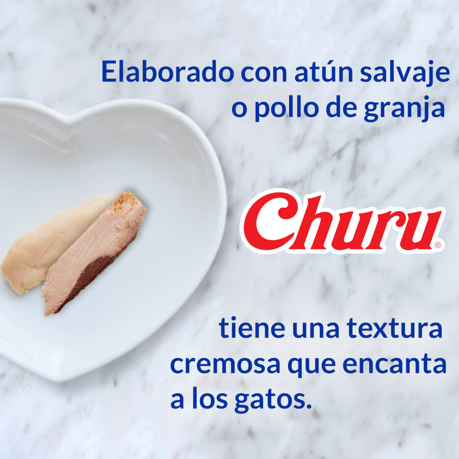 60 saquetas x 14 g Churu Variedades de Atum Snack L&iacute;quido para gatos, , large Imagem n&uacute;mero 6